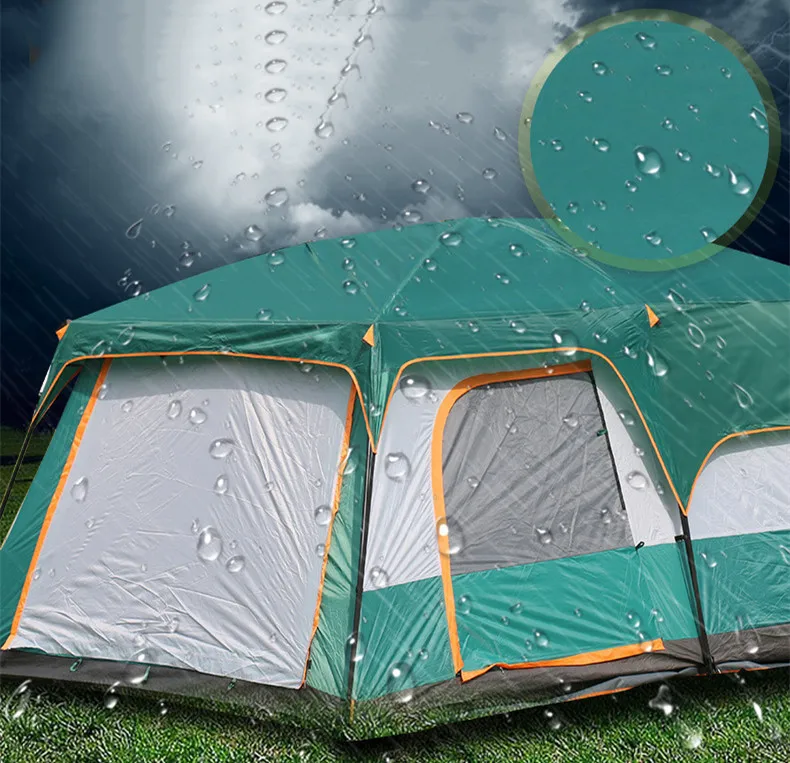 Big Outdoor Tent Two Room And One Hall 12 Persons Waterproof Family Camping Tents For Sale Buy