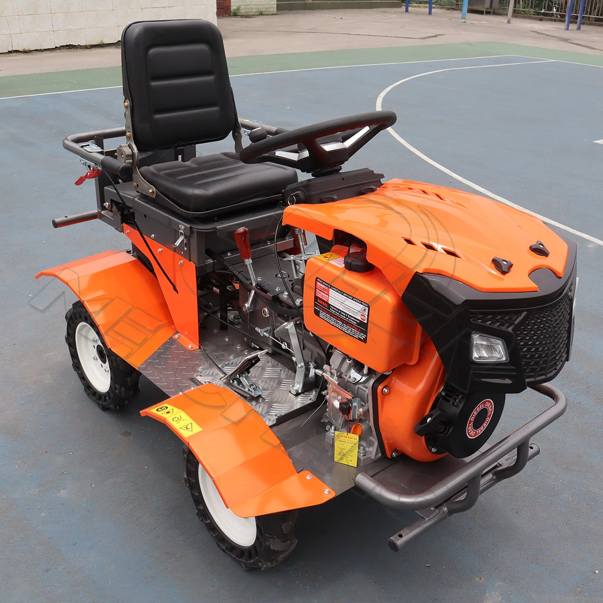 Fábrica de Maquinaria Agrícola 4WD Cultirotor de Montar Herramientas Agrícolas Mini Cultivador Tractor para Tierras Secas y Arrozales Motocultivador
