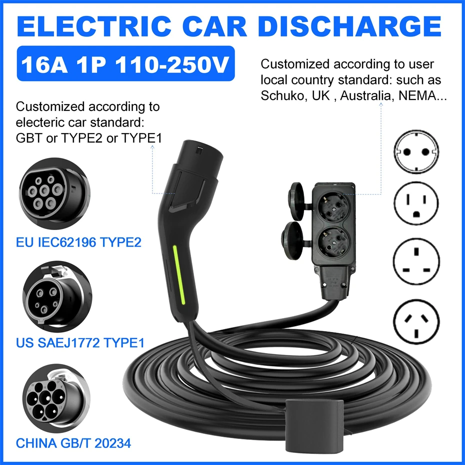 3KW V2L Cable - Efficient Discharge Adaptor for Aion V2L Adapter