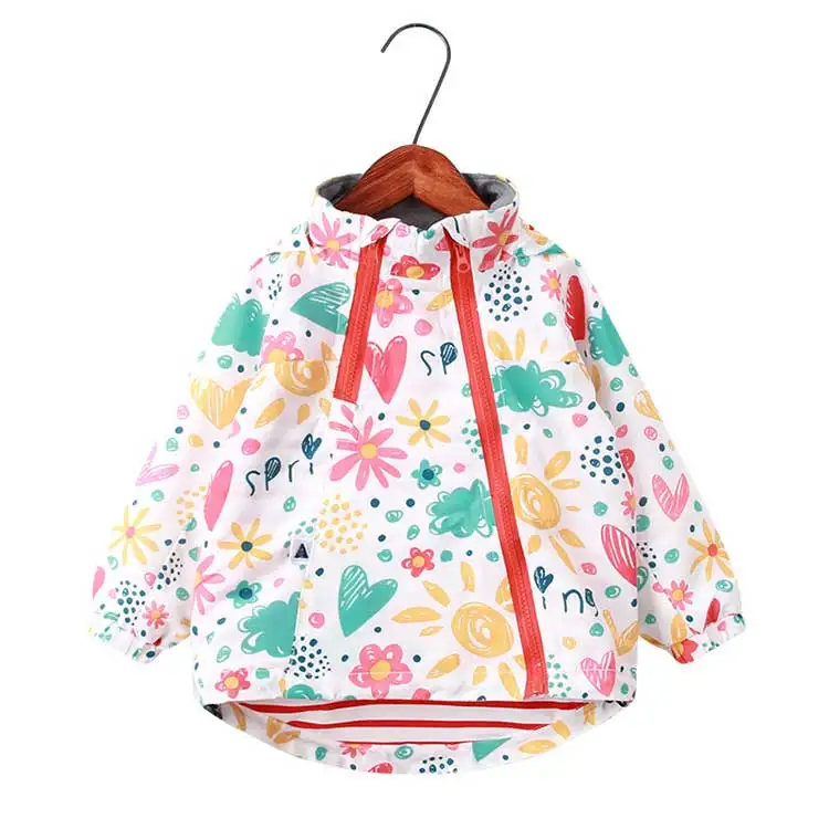 Оптовая продажа, зимние детские ветрозащитные куртки с длинным рукавом для девочек