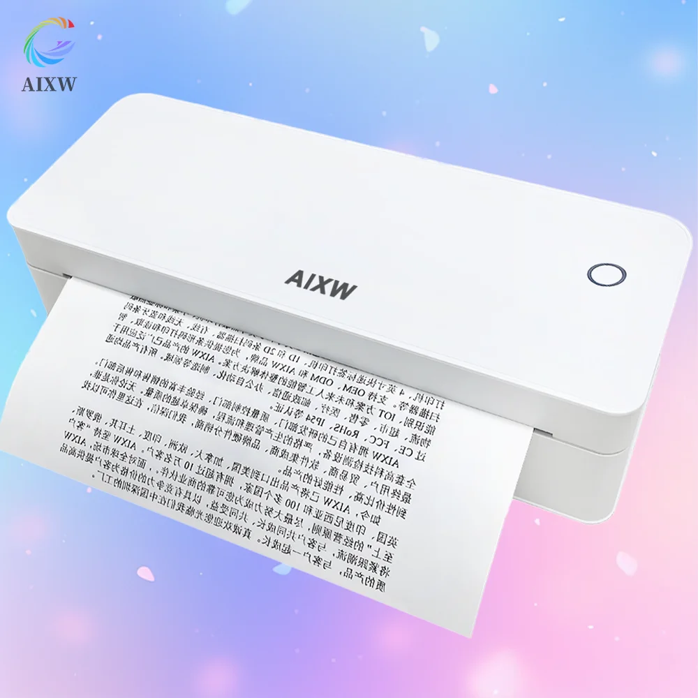 AIXWポータブルミニサーマルプリンターダイレクトサーマルA4/A5レター