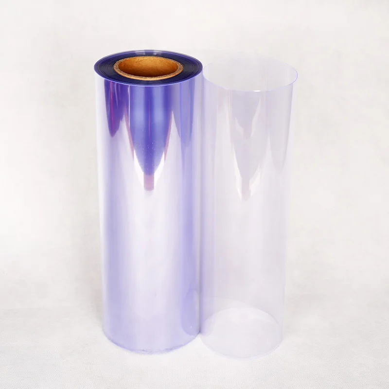 Factory Price Clear PVC Film Roll Transparent Plastic Rigid Thermoforming PVC Film for Packaging