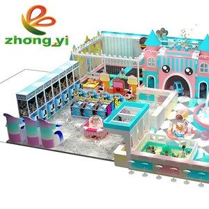 Macarons Theme Children Playground Indoor Park Amusements Kids Soft Play