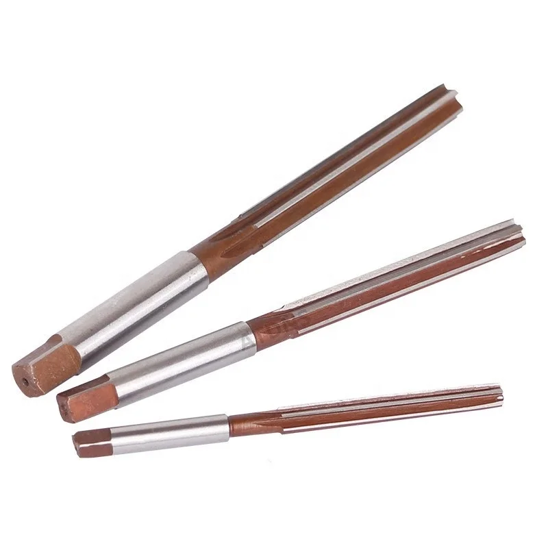 Set di alesatori, set di utensili per fresatura alesatori con mandrino a gambo dritto HSS da 8 pezzi,3/4/5/6/7/8/9/10 mm