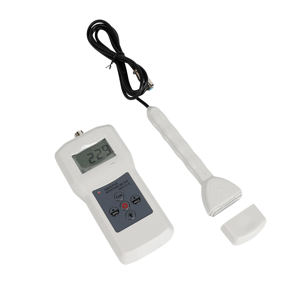 MS310-S Portable Wood Timber Paper Bamboo Concrete Textile Digital Inductive Moisture Tester