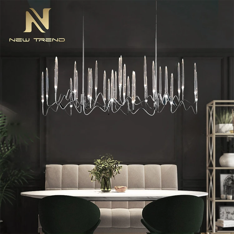 DQY8169 Modern Design Indoor Living Room Dinning Room Decoration Crystal Led Branch Chandelier