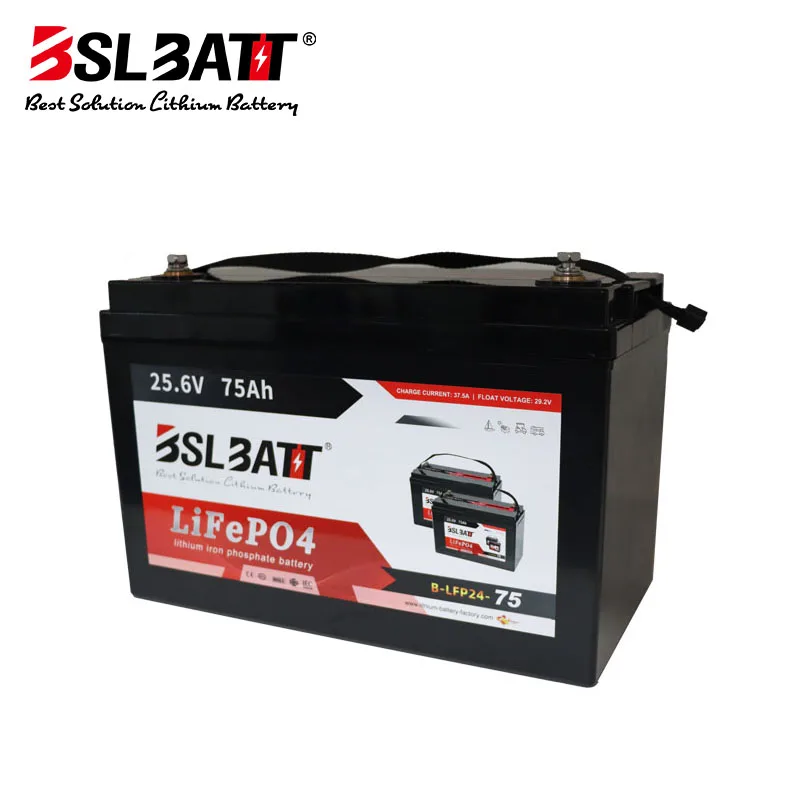 24V 75Ah LiFePO4 Lithium Iron Phosphate Deep Cycle Battery