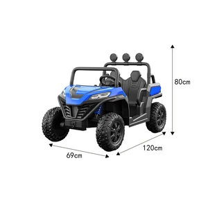 12V Electric Ride-On UTV 4x4 Toy for Kids Aged 3 to 7 Years Plastic Baby UTV Car with Large Space for Children & Babies