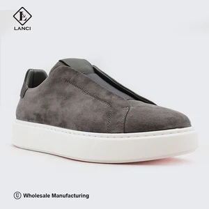 LANCI Sneaker Supplier Men Luxury Design Shoes Men Chunky Sneakers Premium Suede Small Batch Customization