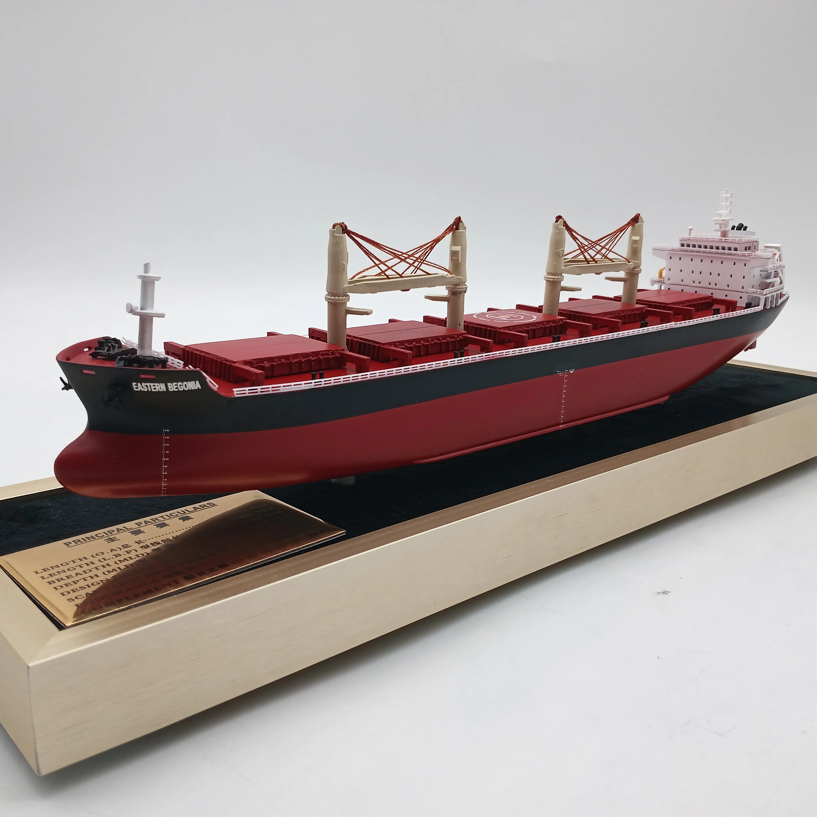 【A】O.A.S Handmade 35cm Static Bulk Carrier Model Customized Factory Freight Forwarder Gift for Christmas