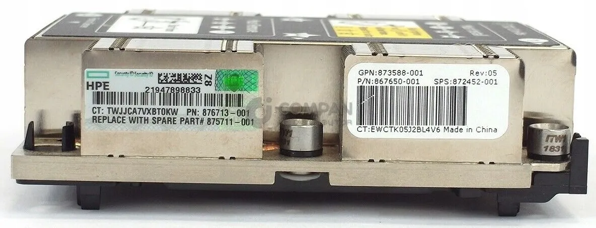HPe ProLiant Gen 10 CPU ヒートシンク LGA3647 HPe ProLiant Gen 10 CPU ヒートシンク LGA3647 PC用ファン