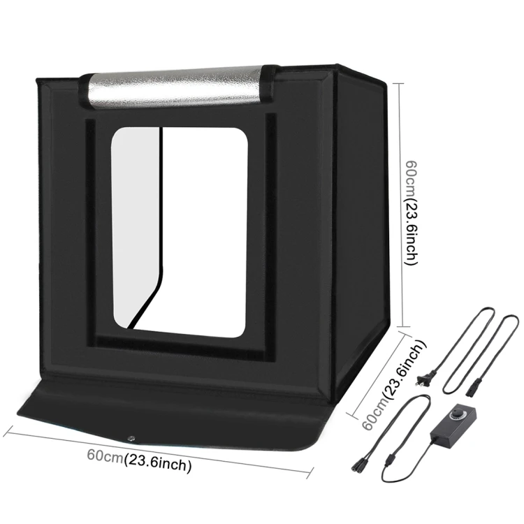 Puluz Mini Studio Photographie 23 Cm Pliable Avec LED + 6 Couleurs De Fond Fiche Technique Et Prix Au Maroc