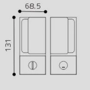 Magnetic Invisible Mortise Lock Set Withr Concealed Invisible Door Locks Ghost Handle Lock for Interior Door Handle  Lever