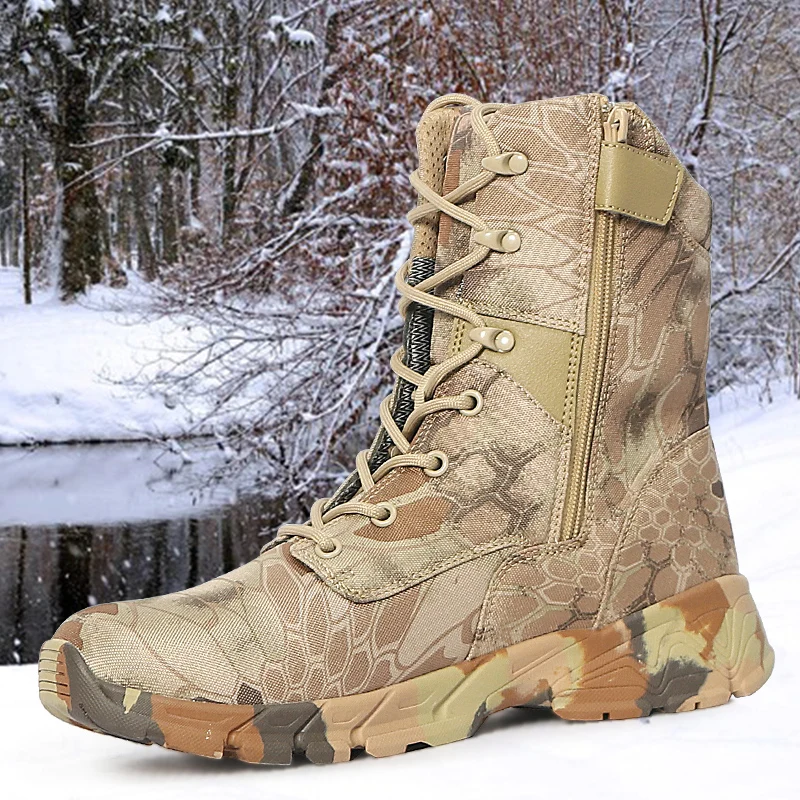 Waterproof Wear-Resist Botas Tactical Combat Boots