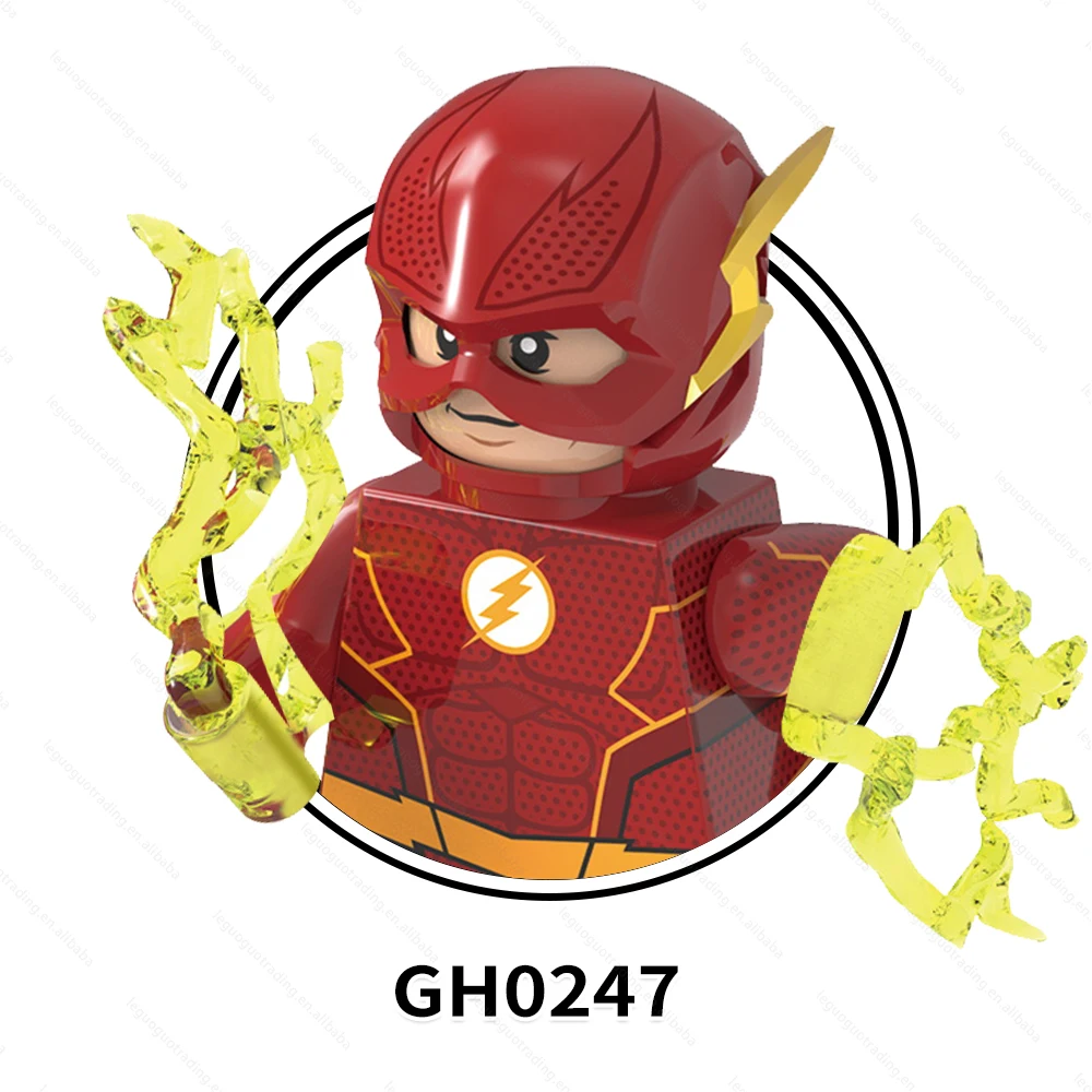 G0132 Super Superheros the Reverse Flash Zoom Comic Version of Bat Imposter Bat Building Blocks Mini for Kids Toys