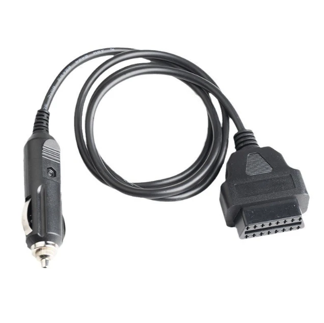 Electronic Cigarette Lighter with OBD Female Head Auto Tram Charging Power Cable Harness Rubber Insulated
