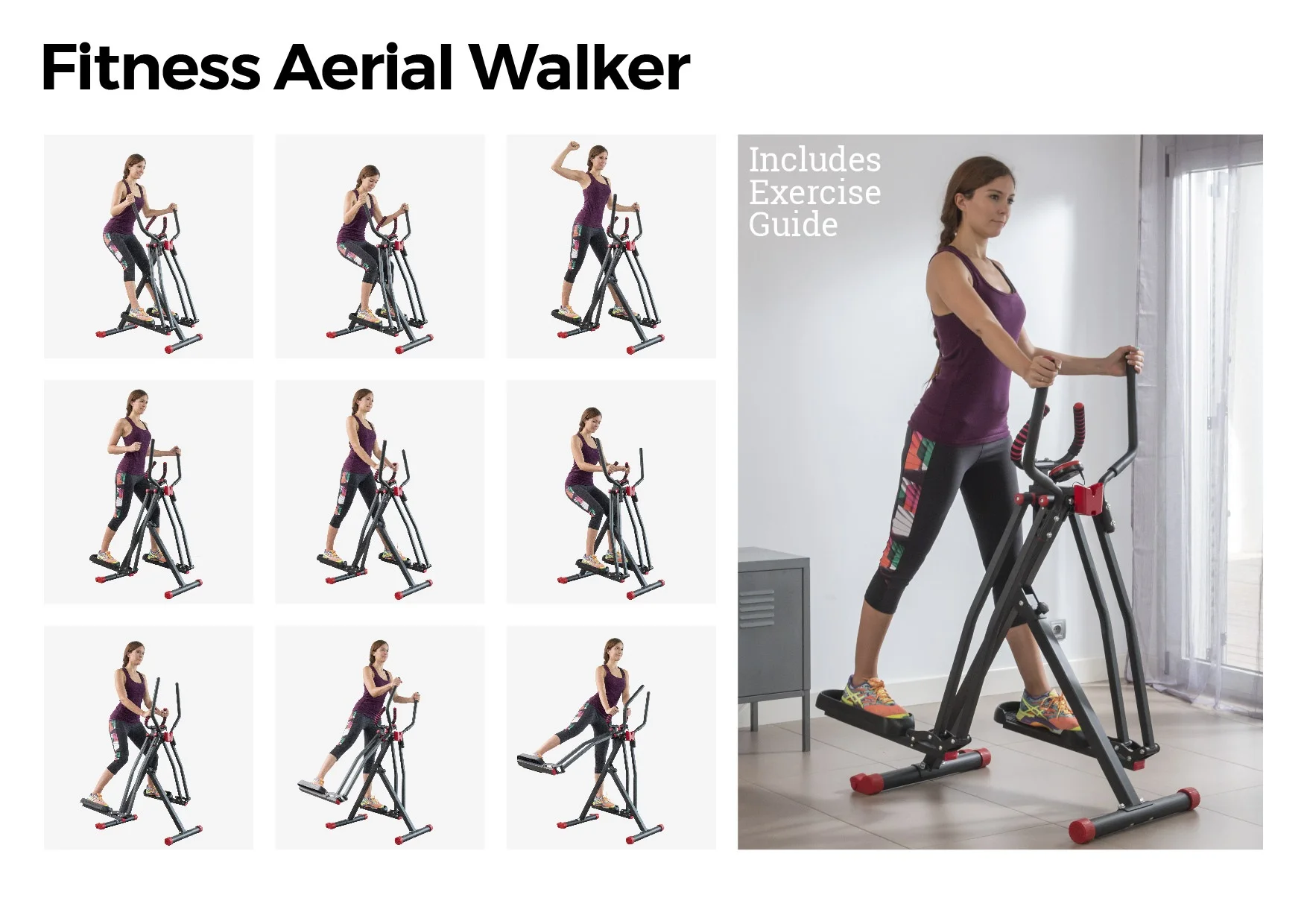 Steep Discount Sport Fitness Air Walker Machine Quality Air Walker ...