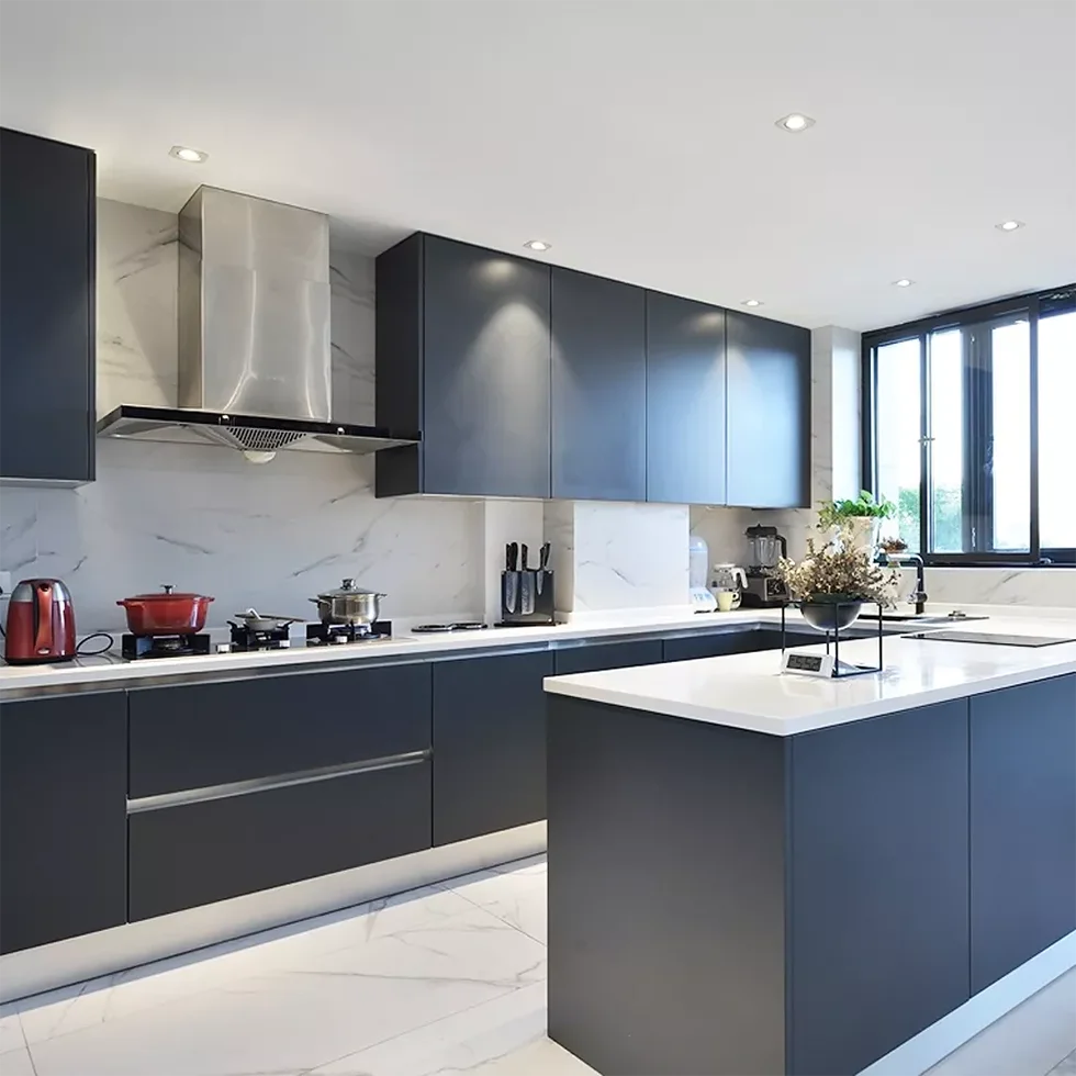 Modern Kitchen Cabinets - High Gloss Modular Furniture Designs Set with ...