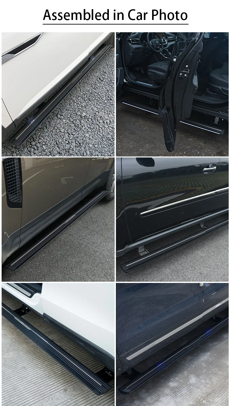 OEM Aluminum Alloy Car Accessories SUV Power Threshold Intelligent Anti-Pinch Electric Side Step for Chery Exeed VX LX TXL  details