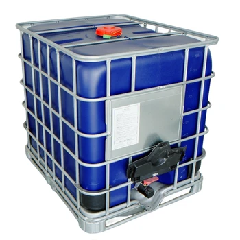 ポリ中古プラスチック製IBCタンクコンテナトート1000lスチールケージ