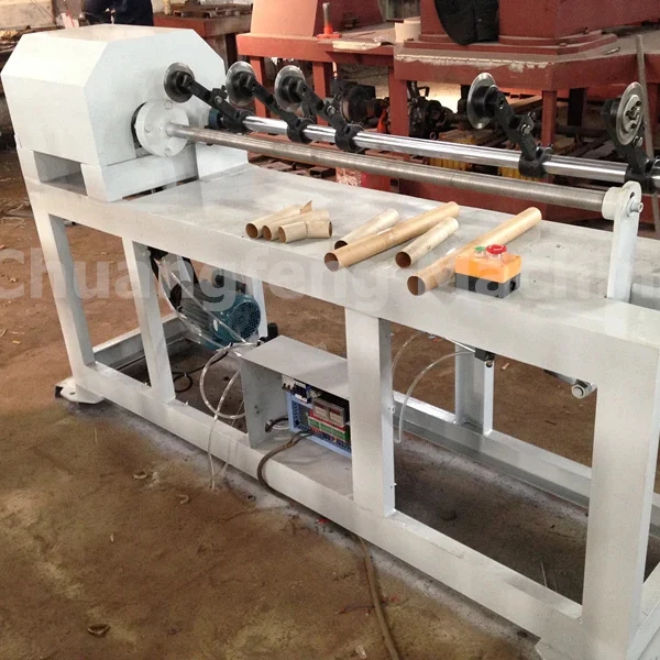 Manual  Simple Paper Tube Pneumatic Tube Loading and  Unloading No Automatic Cutting Machine Suitable for Small & Thin Cores