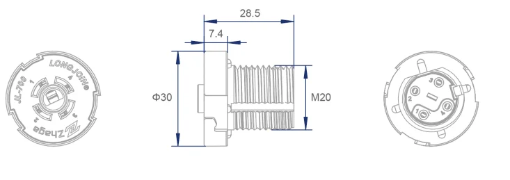 Nothing Wires Connect Zhaga Photocell Receptacle JL-700W