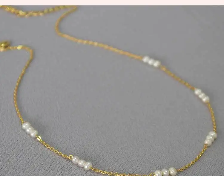18k Gold Freshwater Pearl Necklace