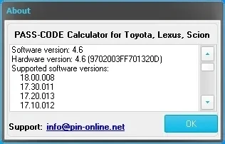 PASSCODE Techstream V18.00.008 Keygen - Reliable Transponder Key