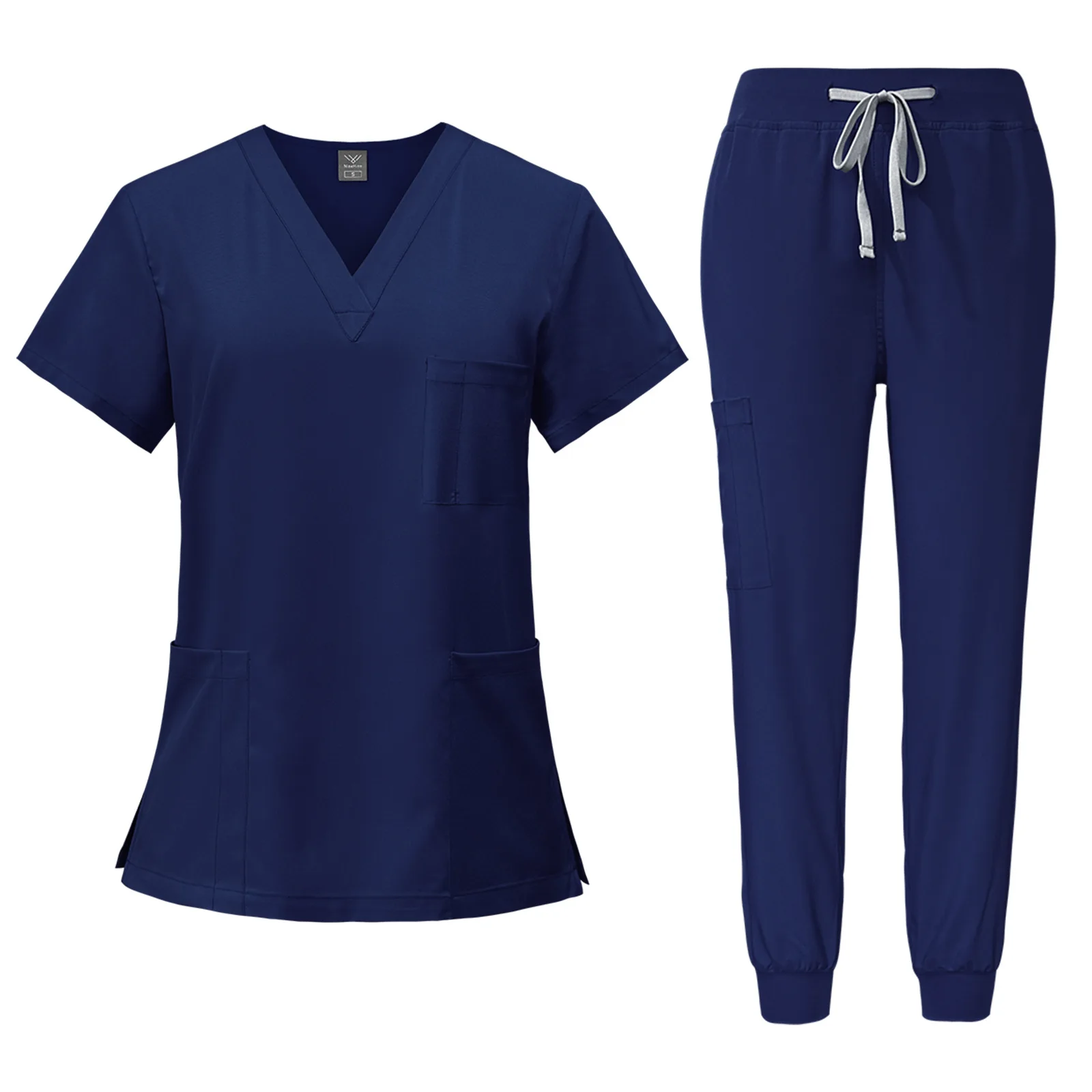 Elastic Quick Dry New Style Top And Pants Custom Logo Hospital Uniforms ...
