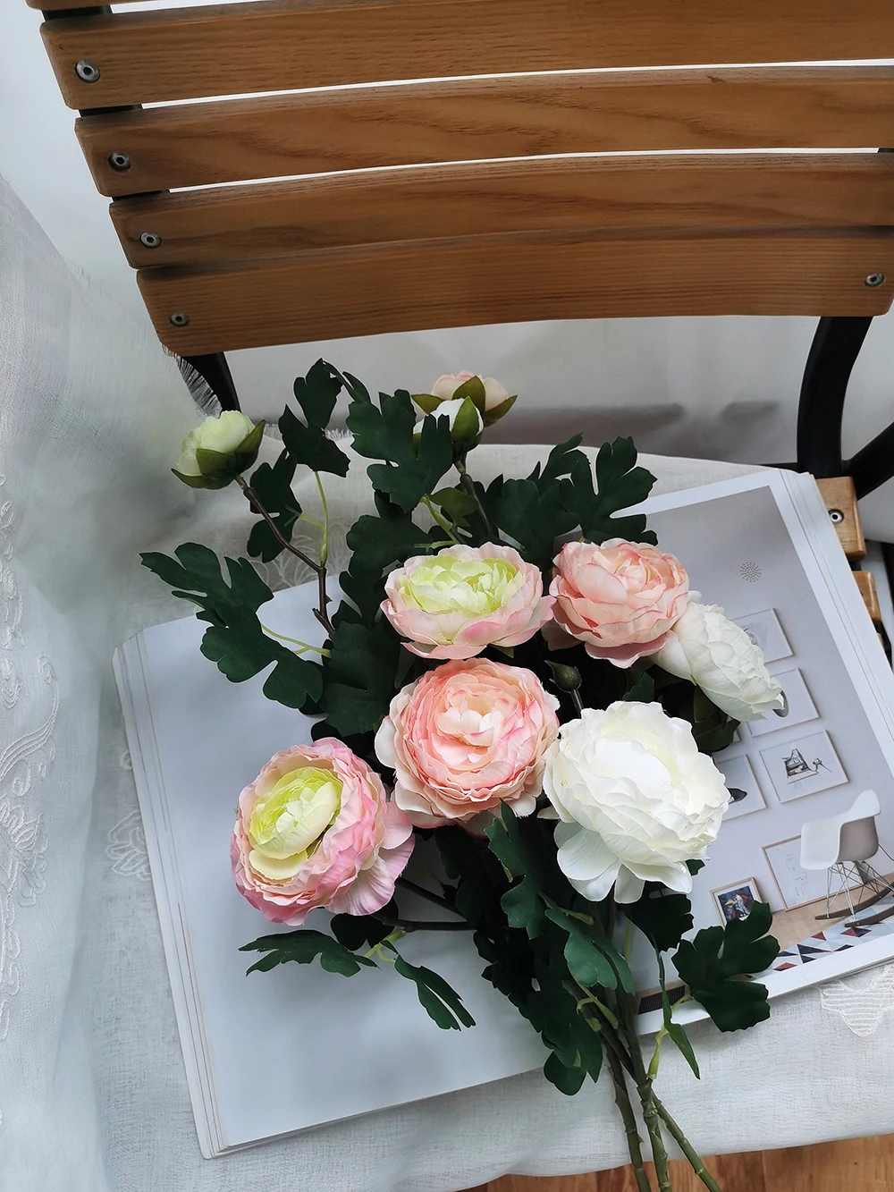 Seller Silk Flower Fake Peony Wholesale High Quality Faux Peony Flower High Quality Artificial