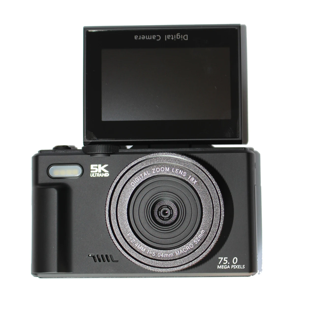 UHD WiFi 5K Digital Camera with 18X Zoom, 3