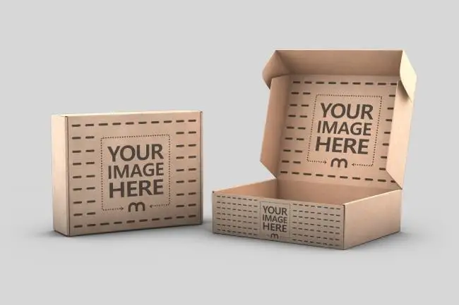 Packaging Custom Design Kraft Paper Corrugated Box - Buy Large Shipping ...