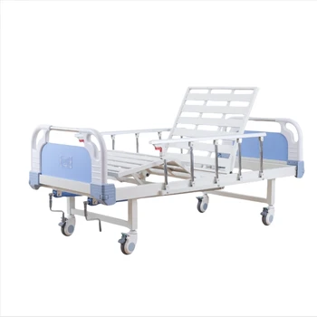 loho factory customizable 2 function manual hospital bed ISO certified steel shaker emergency clinic bed wholesale supply