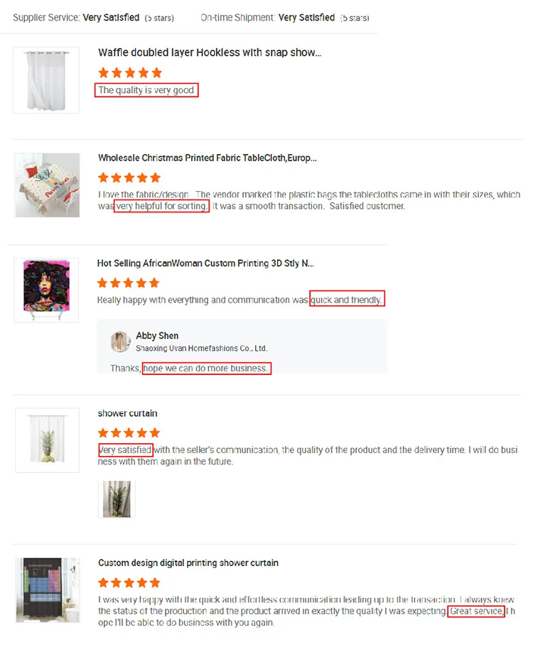 Wholesale Solid Color Linen Texture Fabric Modern Bath Curtain