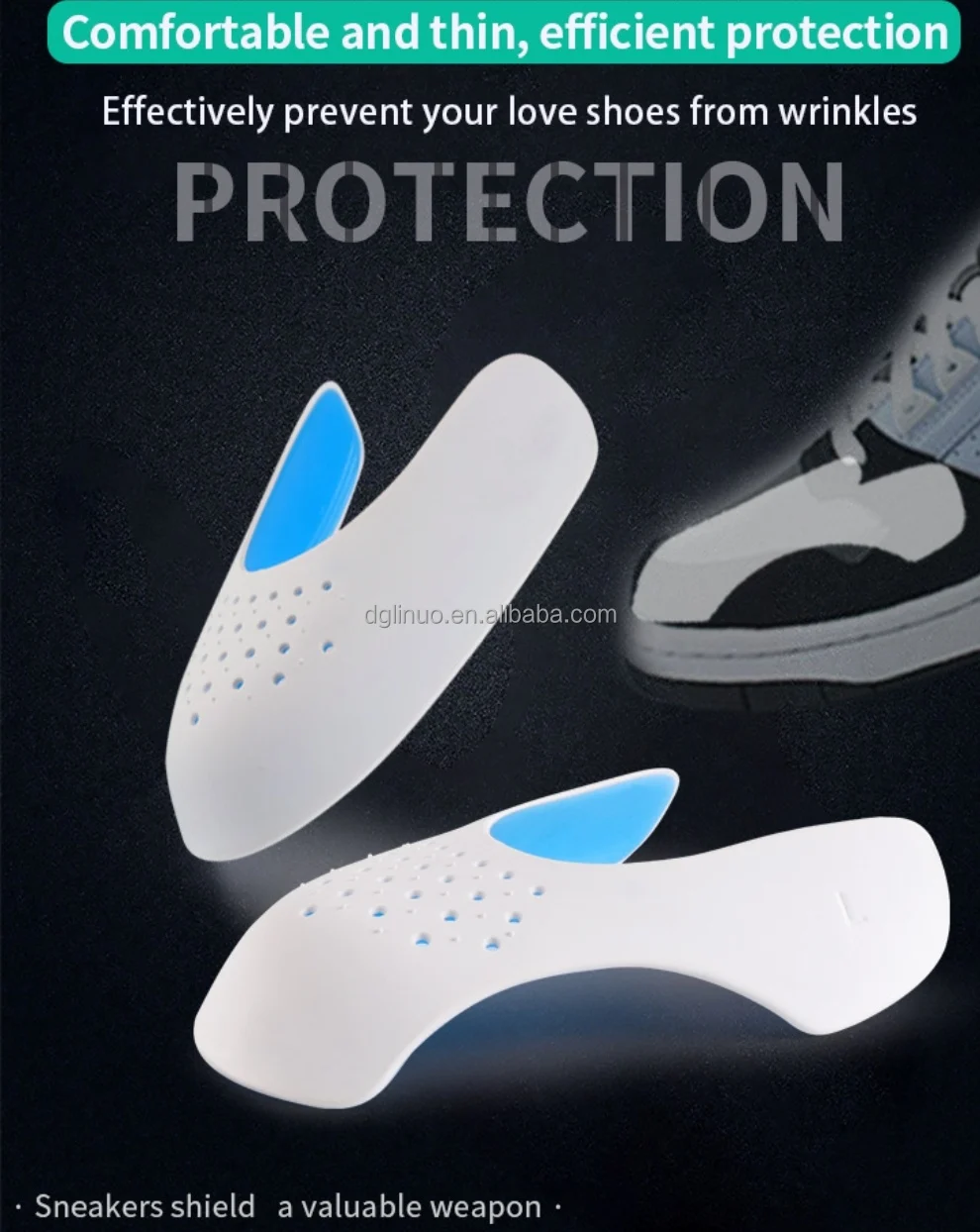 Shoe Guards Universal Toe Box Shoe Crease Protector Wrinkle Protector