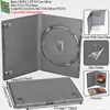Boîtier DVD 14 mm 1-DVD G18A - Argent