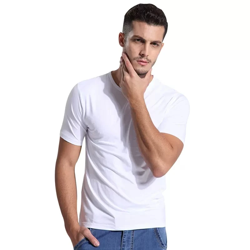 Shop High Quality Bamboo T Shirts Men Wholesale Eco-friendly