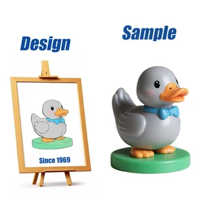 Shengye Figure Toy Factory Custom Animal Duck Action Figure Model Box Collectible Anime PVC Plastic Vinyl Toy Desktop Decoration