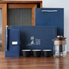 Vaso nero con tre tazze + quaderno