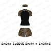 Leopard shorts set