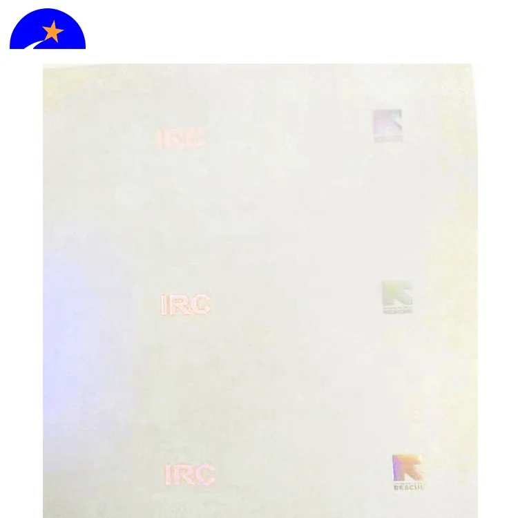 Custom Watermark Paper with Hologram and Security Thread, Anti-fake Certificate Paper,certificate Printing