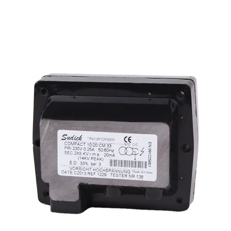 HOT Sales 2*5KV Ignition Transformer ,spark,burner Spare Parts ,accessory,with Plug Cable