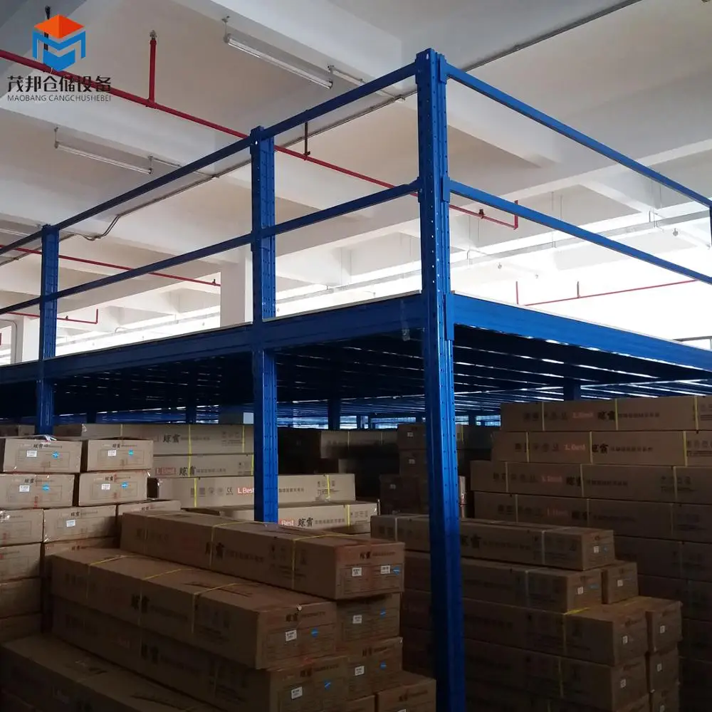 Customized Mezzanine metal flooring warehouse multilevel high load mezzanine racking system