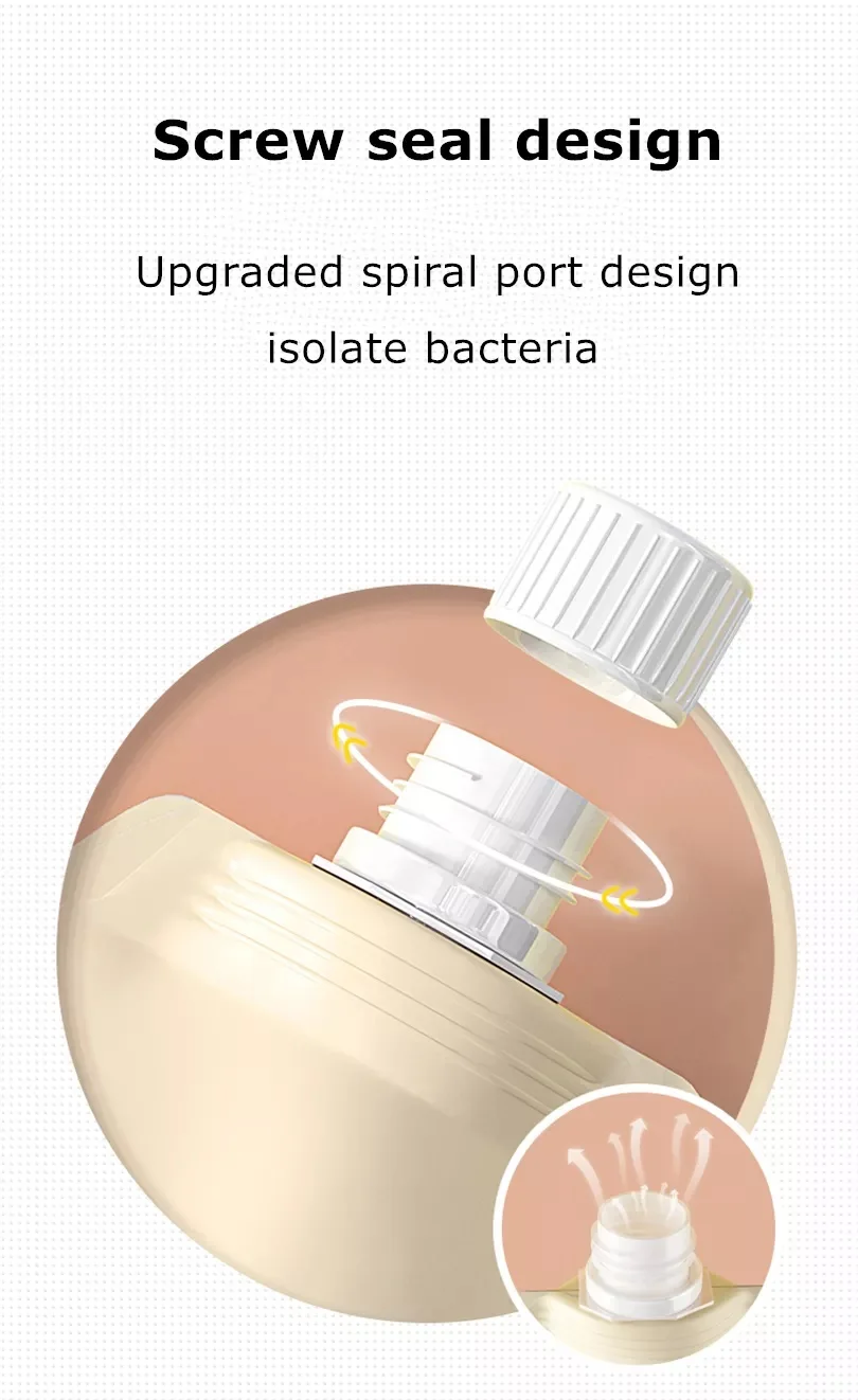 Food Grade Eco Friendly Reusable Breast Milk Cooler Storage Bag