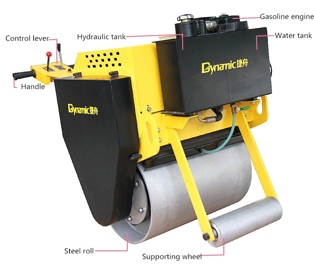 High Quality Compactor Machine Road Roller 1 2 3 4Ton Vibratory Compactor Asphalt Road Roller Construction Machine supplier