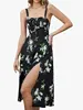 Black background with white flowers