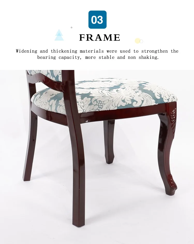 nordic pu cushion design modern dining chair