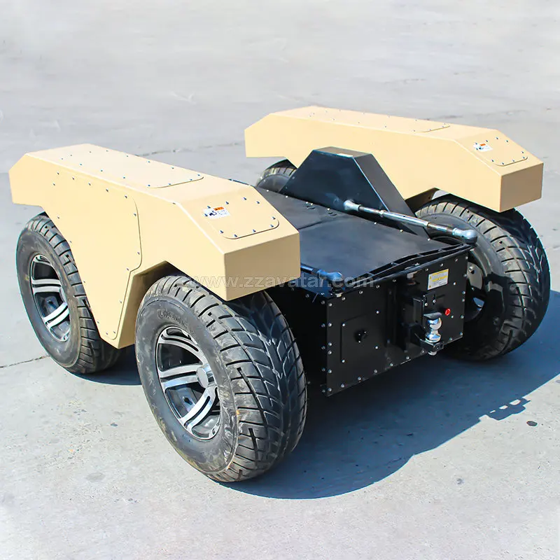 UGV Robot Chassis Armored Wheeled Electric Car All Terrain Chassis