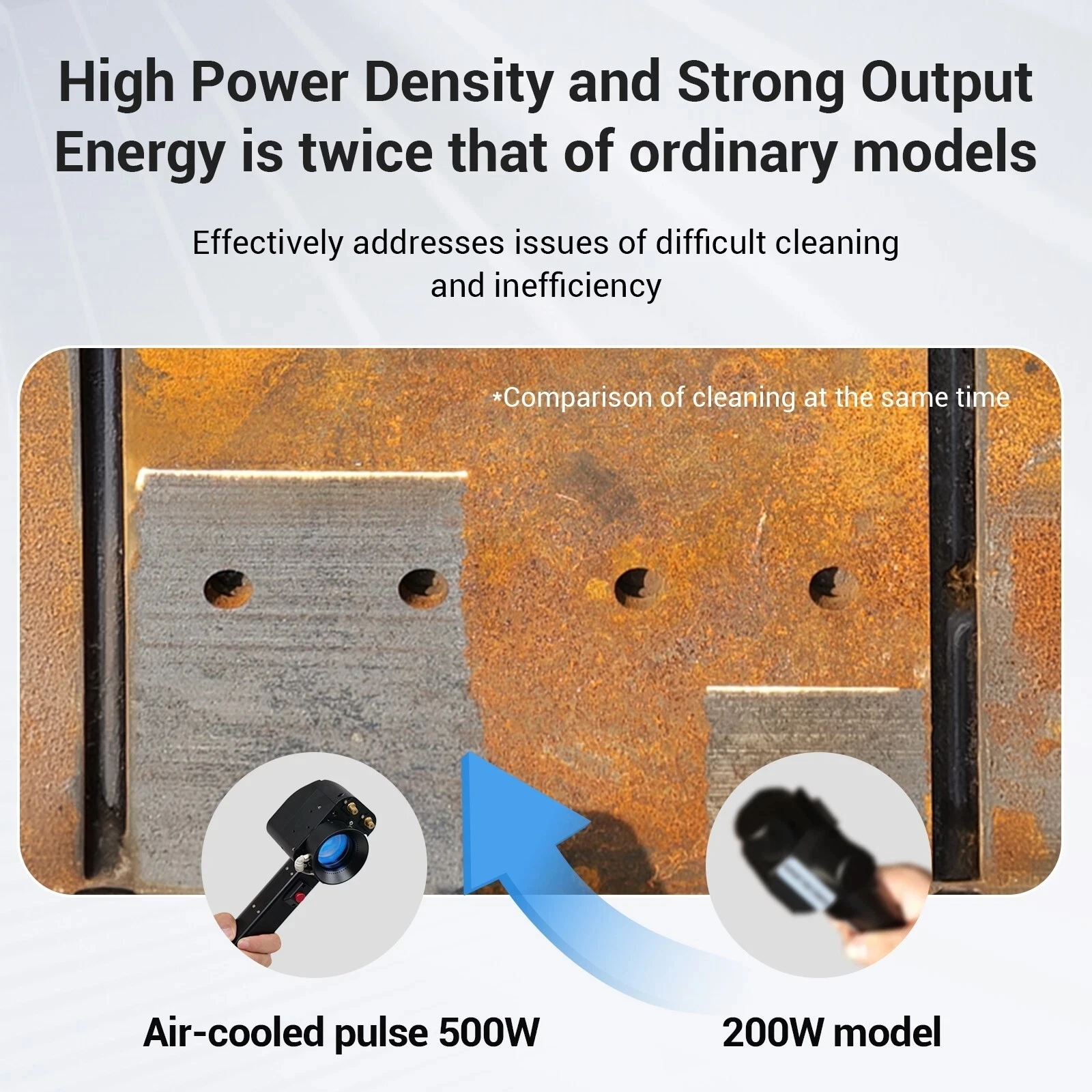 JPT 200W Pulsed Laser Cleaning Machine Laser Rust Removal Machine Paint Oil Remo