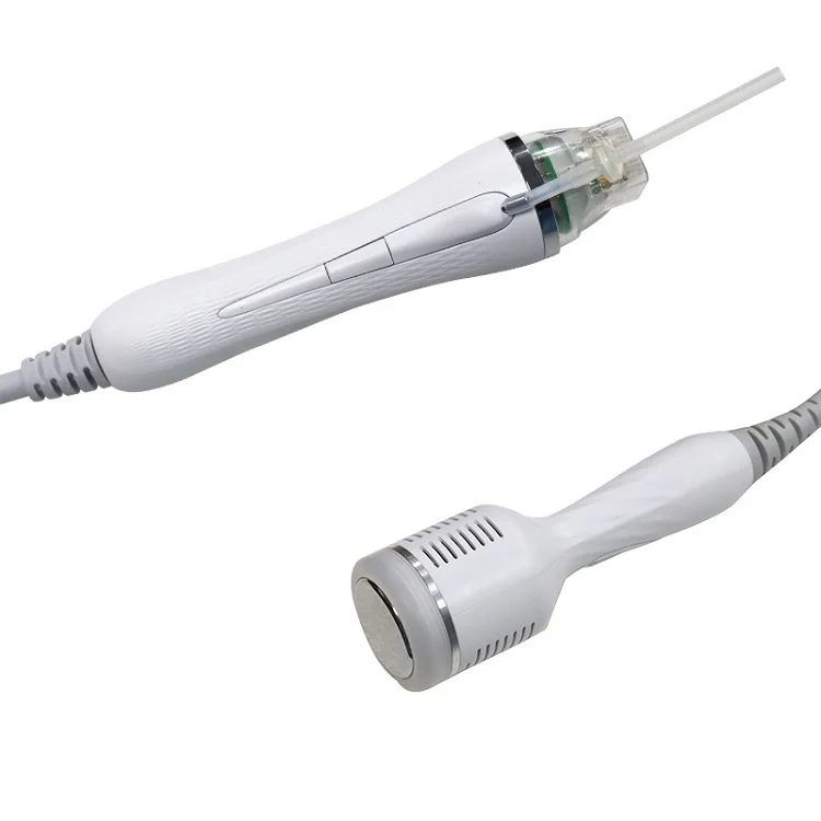 Hot Sale Portable 2-in-1 Skin Tightening Cooling Machine Fractional Beauty Device Cold Hammer ABS Material EU for Face Desktop